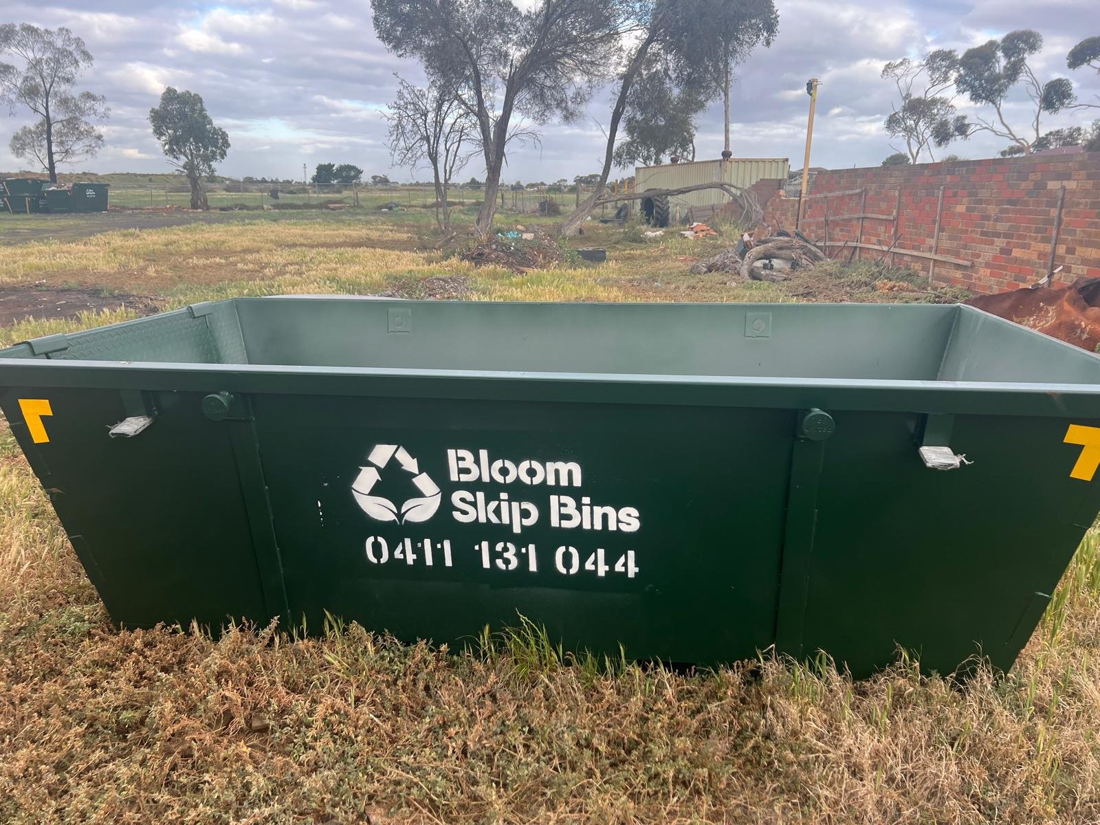 Bloom Skip Bins 4m³ skip bin ready for delivery in Melbourne