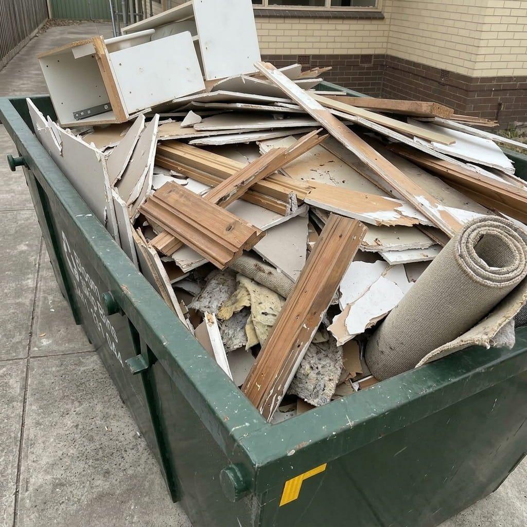 Skip bin during strip-out stage